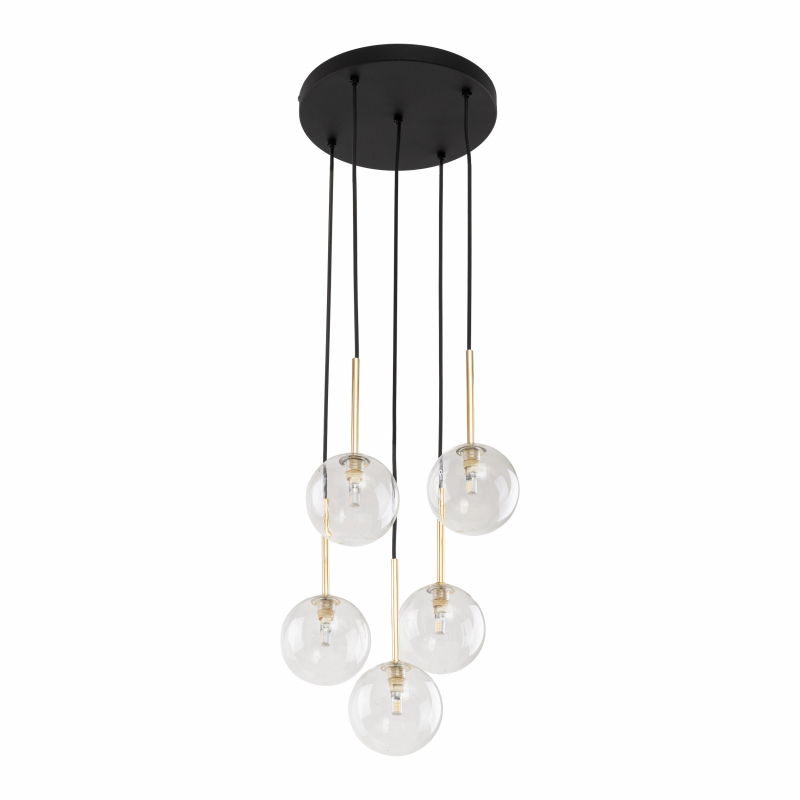 Lampa wisząca NILOS BLACK / GOLD 5943
