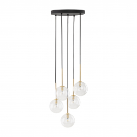 Lampa wisząca NILOS BLACK / GOLD 5943