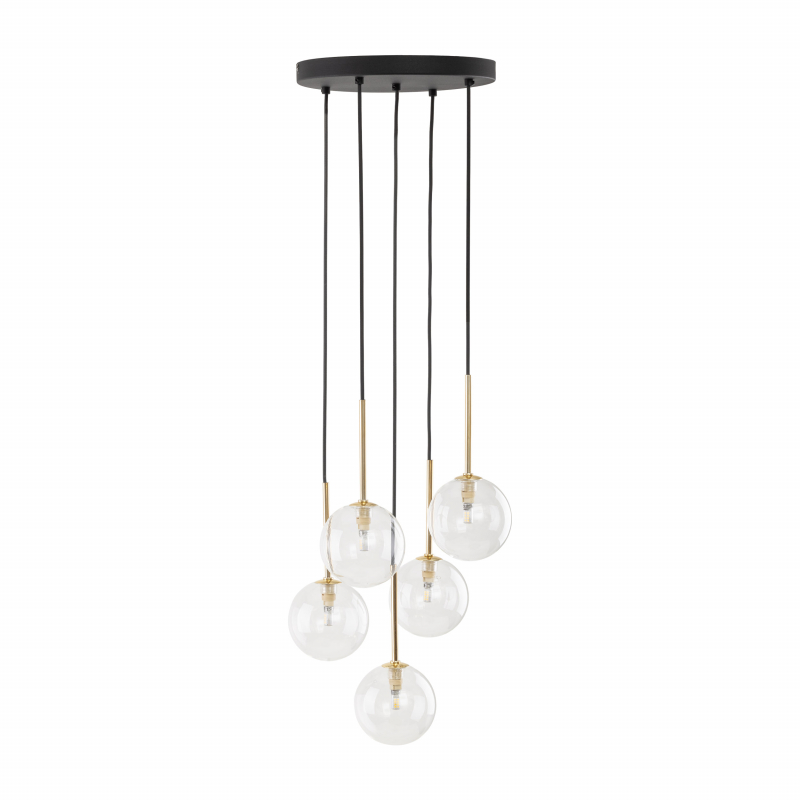 Lampa wisząca NILOS BLACK / GOLD 5943