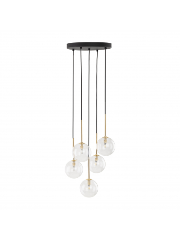 Lampa wisząca NILOS BLACK / GOLD 5943