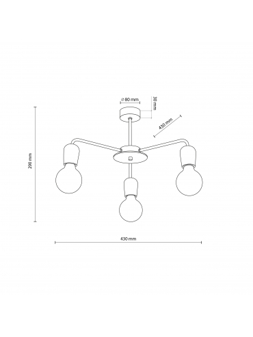 Lampa sufitowa MIRIAM 4968