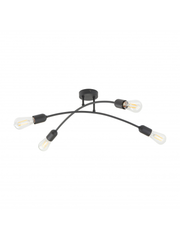 Lampa sufitowa HELIX BLACK 4687
