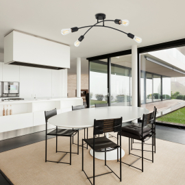 Lampa sufitowa HELIX BLACK 4687