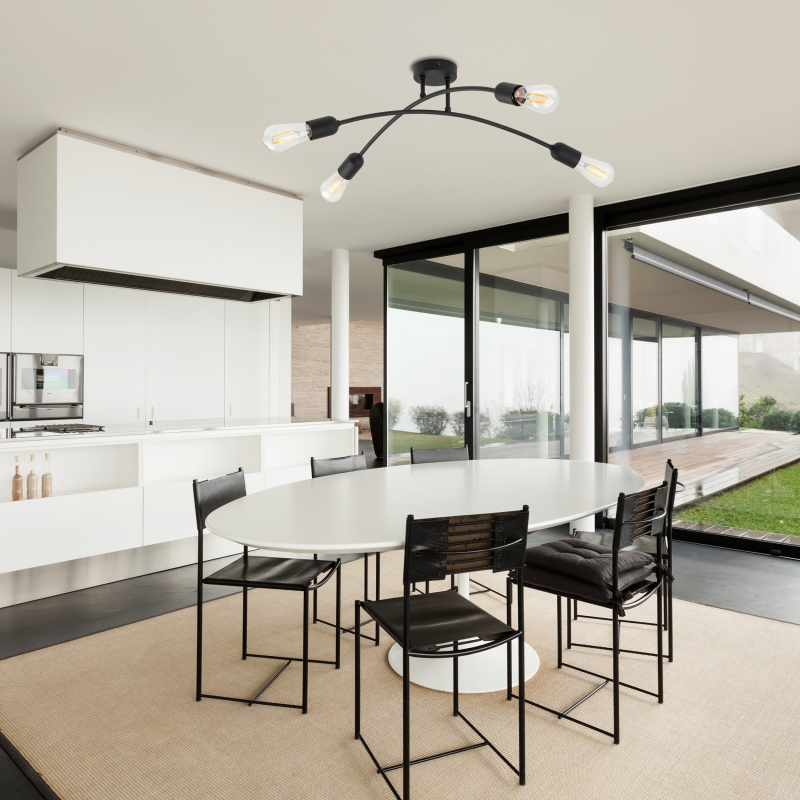 Lampa sufitowa HELIX BLACK 4687