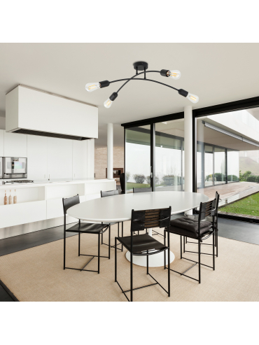 Lampa sufitowa HELIX BLACK 4687
