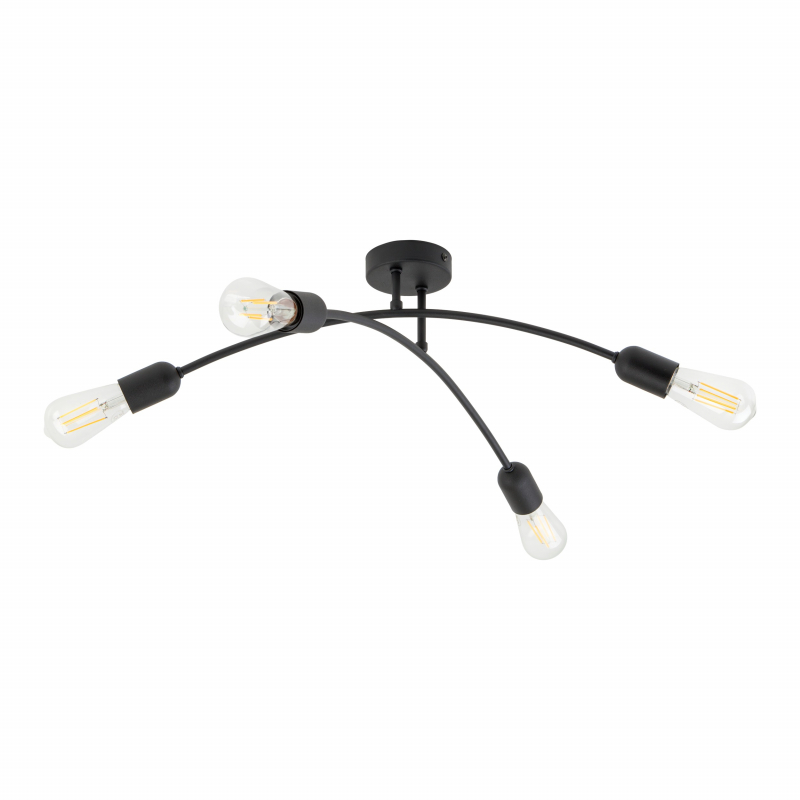 Lampa sufitowa HELIX BLACK 4687