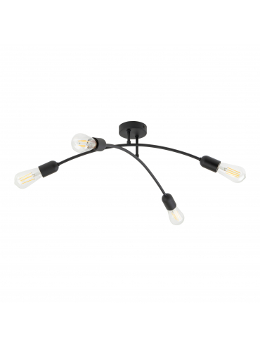 Lampa sufitowa HELIX BLACK 4687