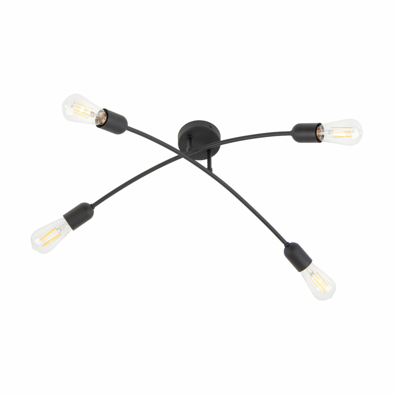 Lampa sufitowa HELIX BLACK 4687