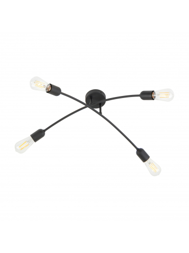 Lampa sufitowa HELIX BLACK 4687
