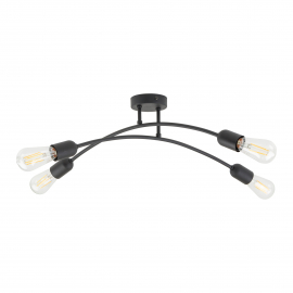 Lampa sufitowa HELIX BLACK 4687