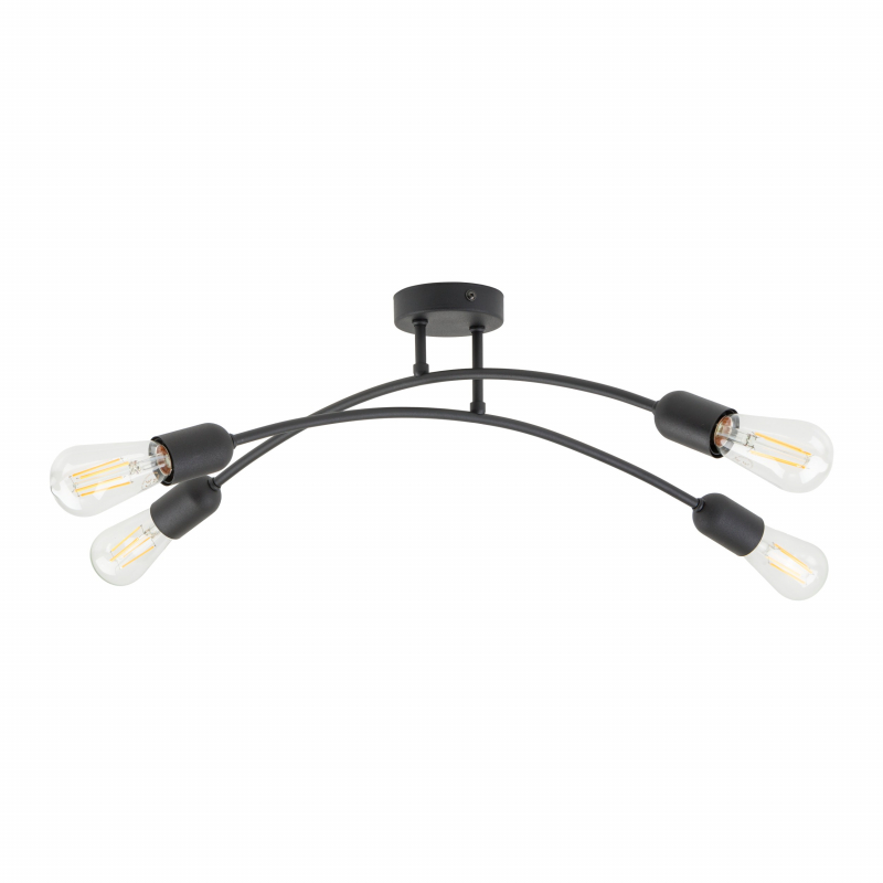 Lampa sufitowa HELIX BLACK 4687