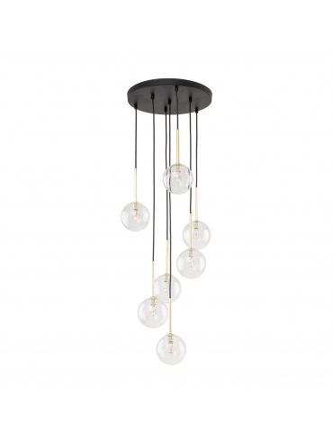 Lampa wisząca NILOS BLACK / GOLD 5362