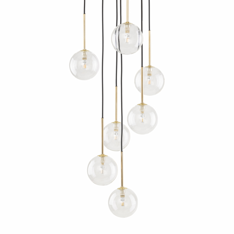 Lampa wisząca NILOS BLACK / GOLD 5362