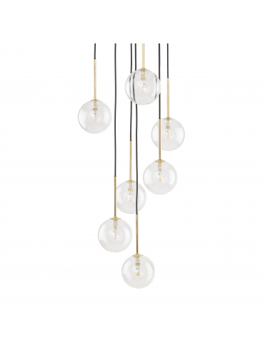 Lampa wisząca NILOS BLACK / GOLD 5362