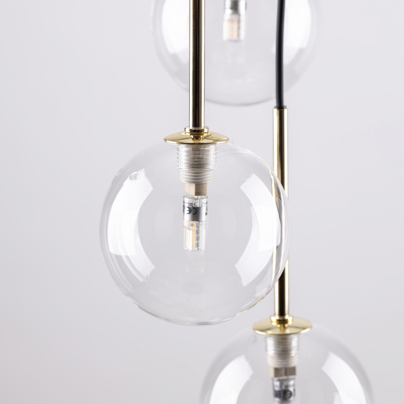 Lampa wisząca NILOS BLACK / GOLD 5362