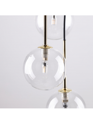 Lampa wisząca NILOS BLACK / GOLD 5362