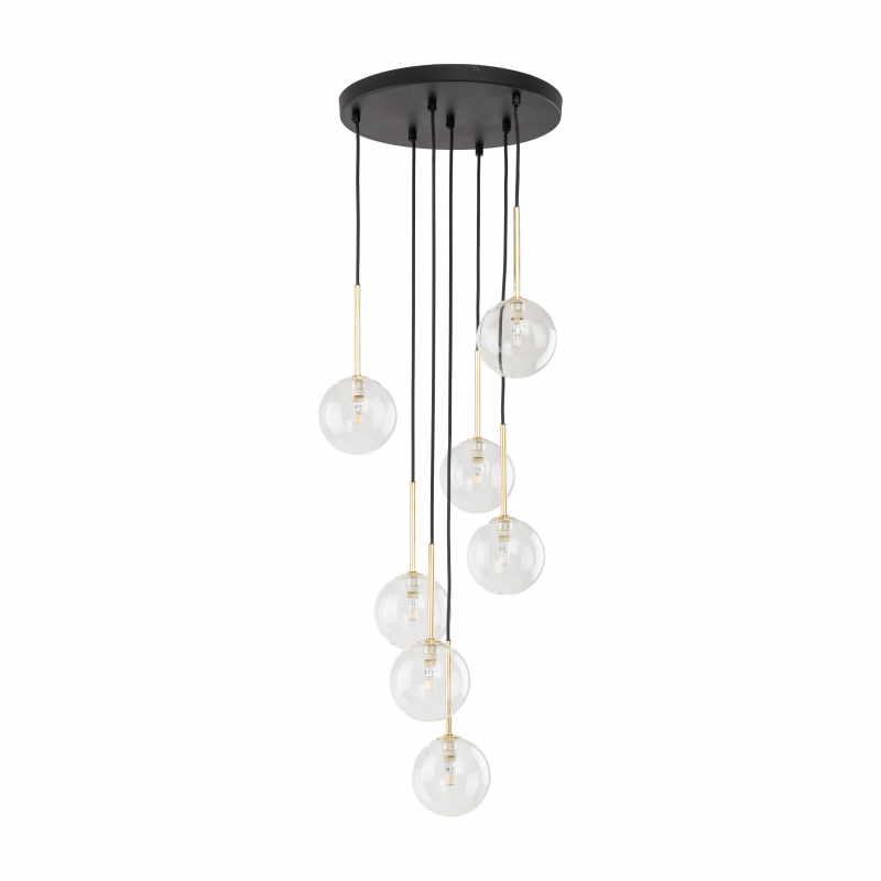 Lampa wisząca NILOS BLACK / GOLD 5362