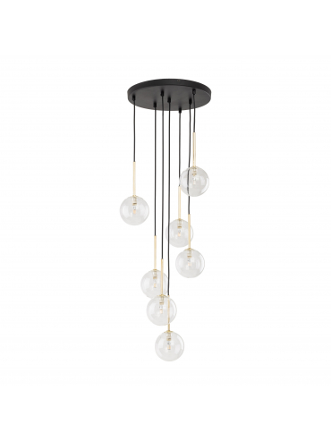 Lampa wisząca NILOS BLACK / GOLD 5362