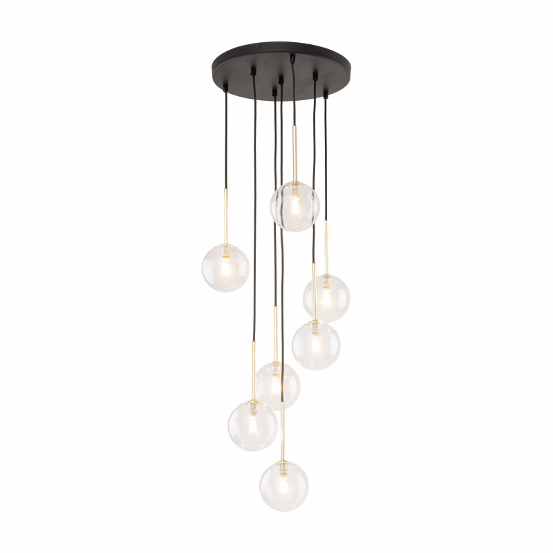 Lampa wisząca NILOS BLACK / GOLD 5362