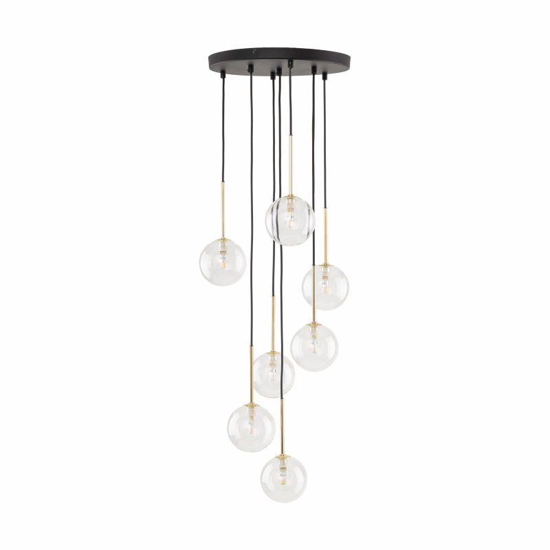 Lampa wisząca NILOS BLACK / GOLD 5362