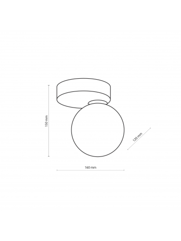 Lampa sufitowa BIANCA GOLD 4695