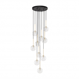 Lampa wisząca NILOS BLACK / GOLD 5944