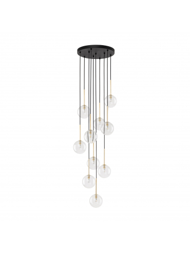 Lampa wisząca NILOS BLACK / GOLD 5944