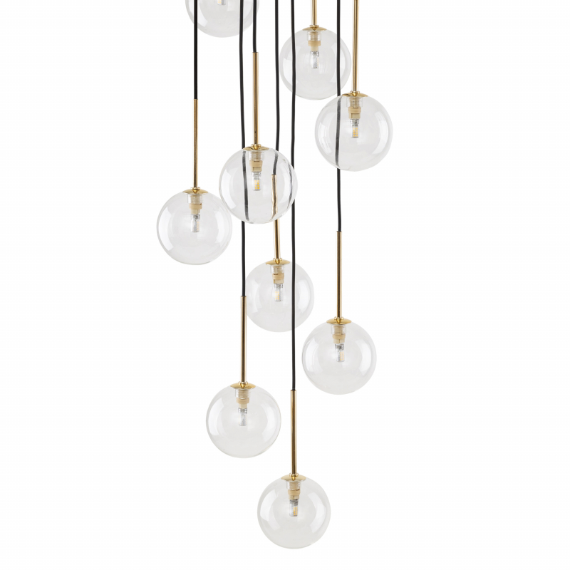 Lampa wisząca NILOS BLACK / GOLD 5944