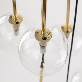 Lampa wisząca NILOS BLACK / GOLD 5944