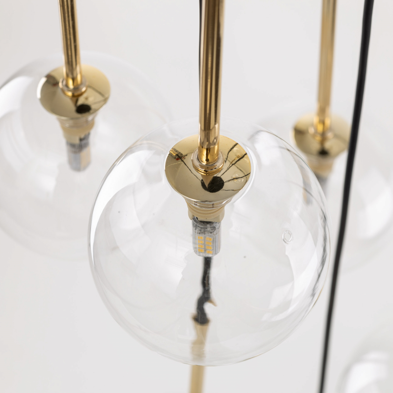Lampa wisząca NILOS BLACK / GOLD 5944