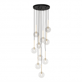 Lampa wisząca NILOS BLACK / GOLD 5944