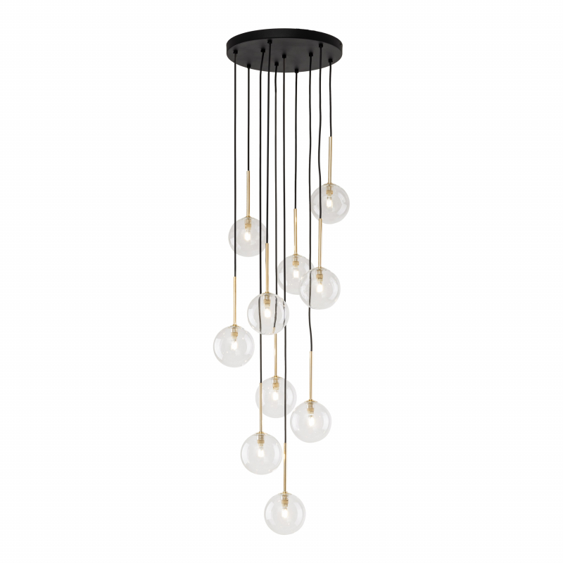 Lampa wisząca NILOS BLACK / GOLD 5944