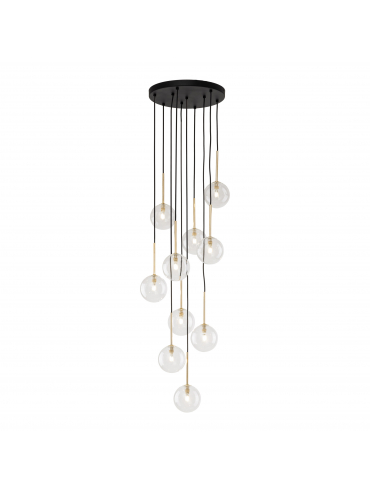 Lampa wisząca NILOS BLACK / GOLD 5944