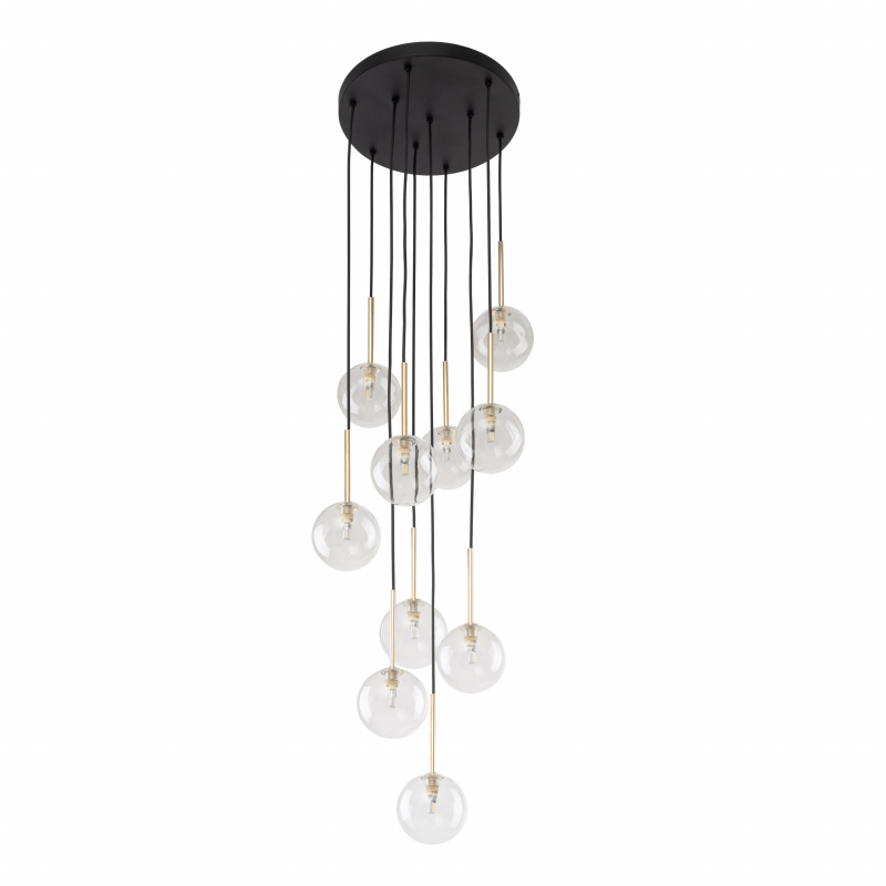 Lampa wisząca NILOS BLACK / GOLD 5944