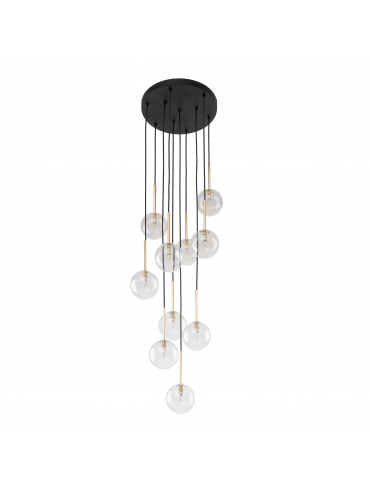 Lampa wisząca NILOS BLACK / GOLD 5944