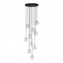 Lampa wisząca NILOS BLACK / GOLD 5944