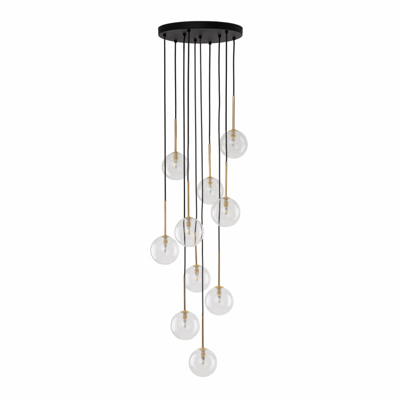 Lampa wisząca NILOS BLACK / GOLD 5944
