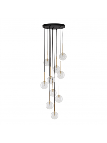 Lampa wisząca NILOS BLACK / GOLD 5944