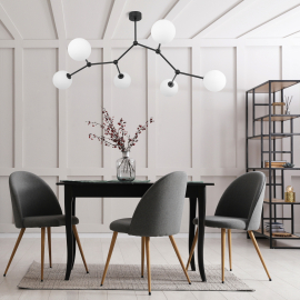 Lampa sufitowa FAIRY BLACK 4856