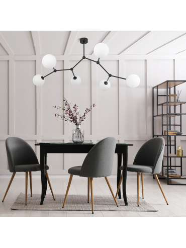 Lampa sufitowa FAIRY BLACK 4856
