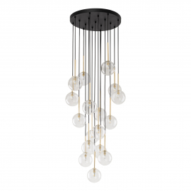Lampa wisząca NILOS BLACK / GOLD 5945