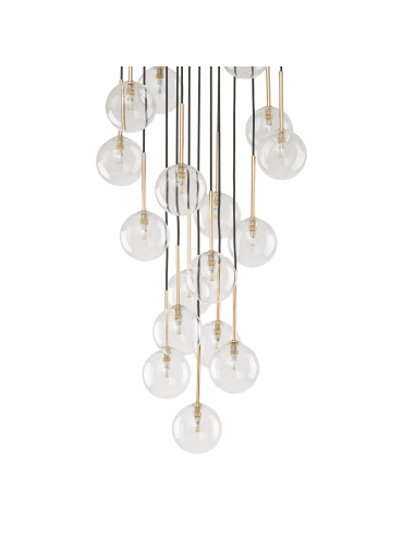 Lampa wisząca NILOS BLACK / GOLD 5945