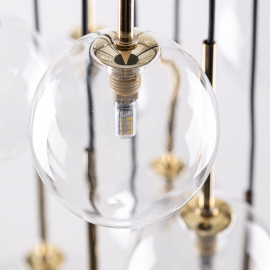 Lampa wisząca NILOS BLACK / GOLD 5945