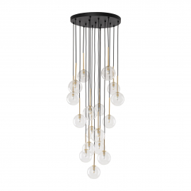 Lampa wisząca NILOS BLACK / GOLD 5945