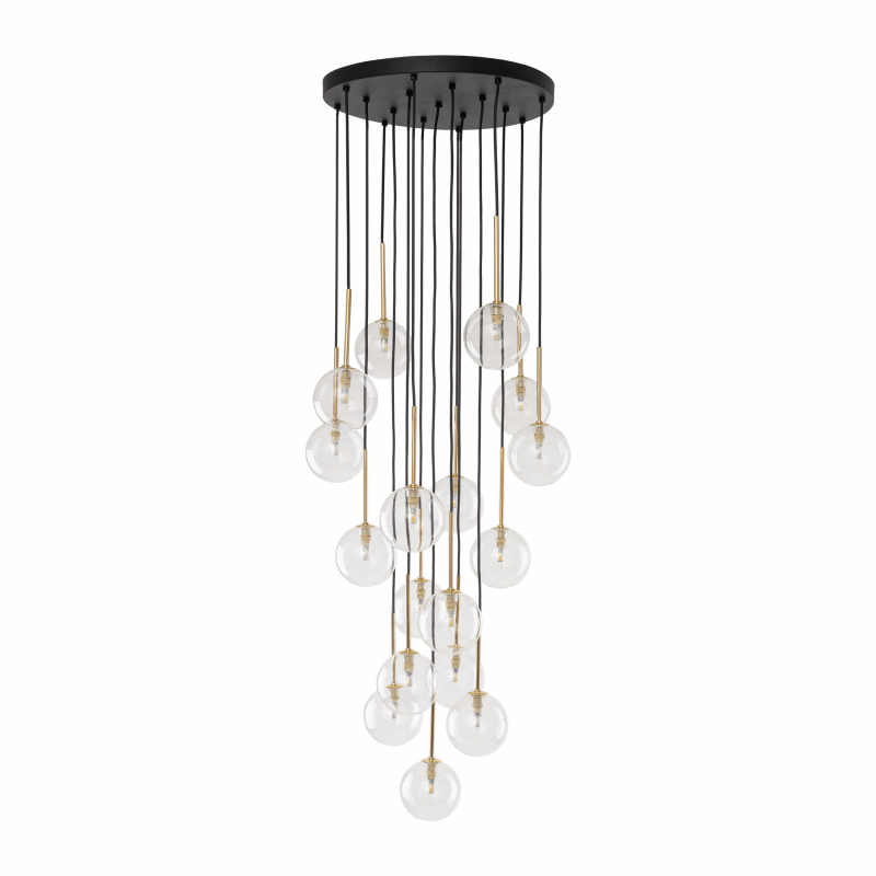 Lampa wisząca NILOS BLACK / GOLD 5945