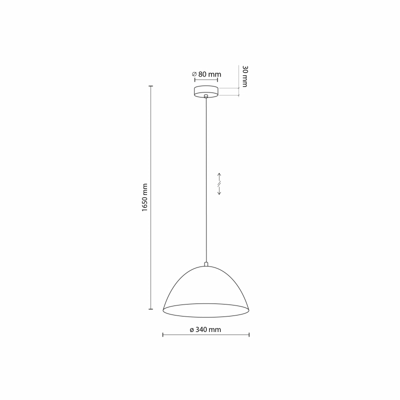 Lampa wisząca FARO BEIGE 5899