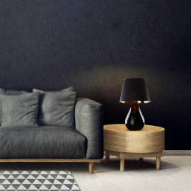 Lampa stołowa LACRIMA BLACK/GOLD 5454