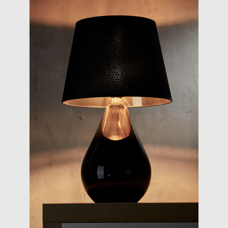 Lampa stołowa LACRIMA BLACK/GOLD 5454