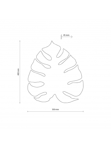 Kinkiet MONSTERA MINT 5947