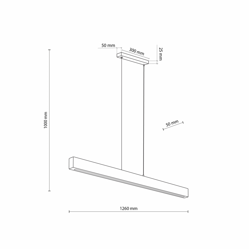 Lampa wisząca TEO LED 1448